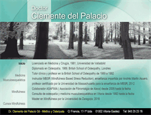 Tablet Screenshot of clementedelpalacio.com